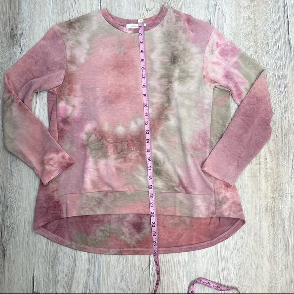 White Willow Tie Dye Long Sleeve Pullover Sz Small - Picture 7 of 11